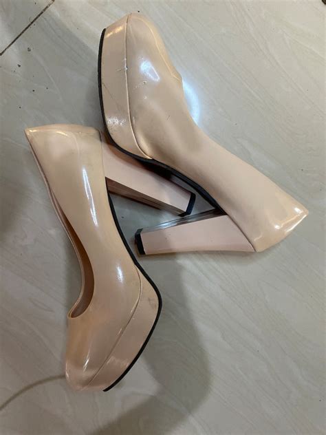 Nude Platform High Heels On Carousell