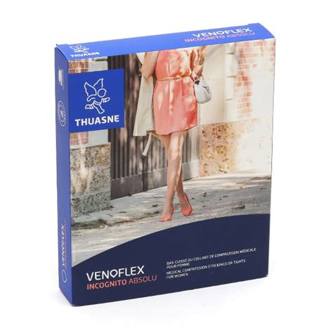 Collant De Contention Thuasne Venoflex Incognito Absolu Plumetis Femme