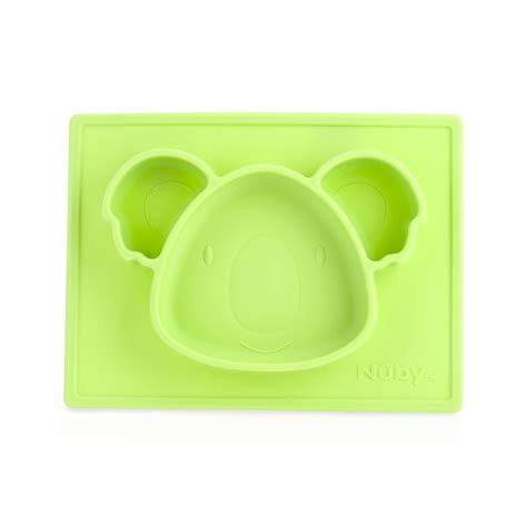 Nuby Sure Grip Animal Placemat, Green Koala - Walmart.com
