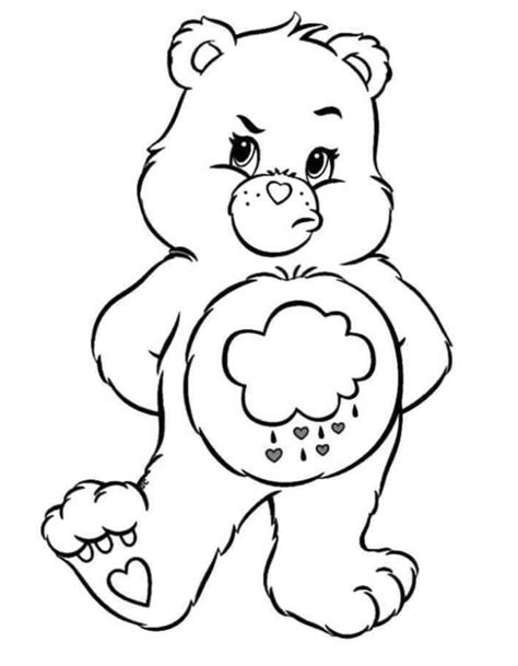 Care Bear Sheets Coloring Page