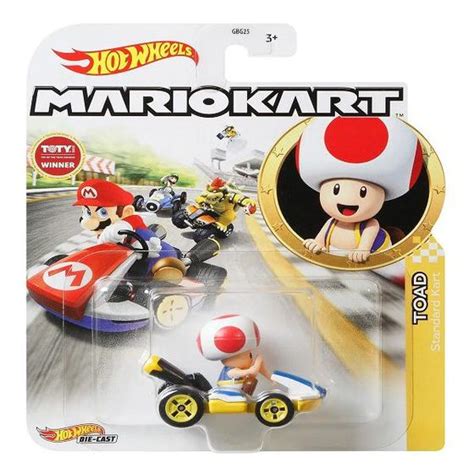 Hot Wheels Mario Kart Toad Mattel Gbg Carrinho De Brinquedo