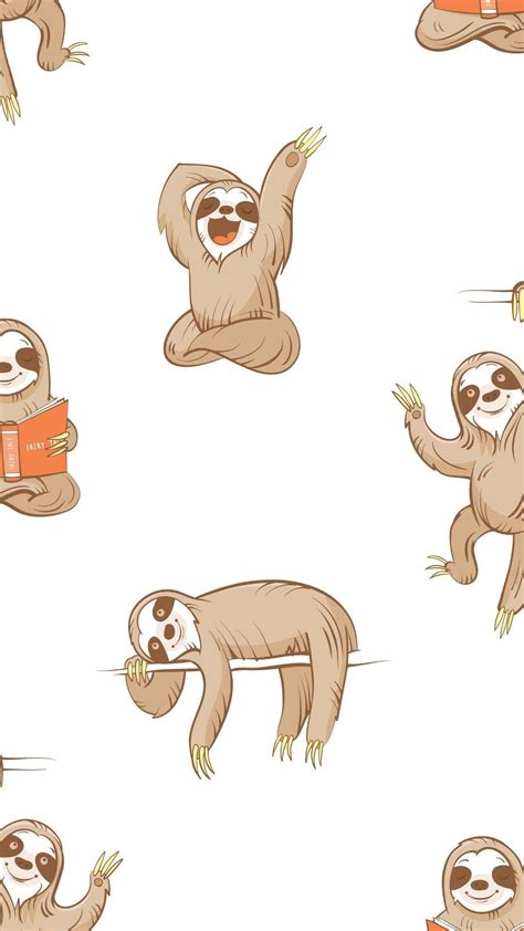 Cute Sloth Wallpapers - Top Free Cute Sloth Backgrounds - WallpaperAccess