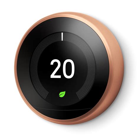 Google Nest Smart Learning Thermostat Copper T3031EX Toolstation