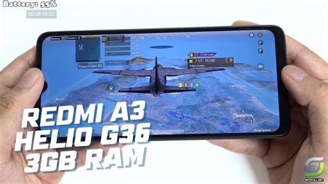 Xiaomi Redmi A3 Test Game PUBG Mobile Helio G36 GSM FULL INFO