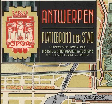VisitAntwerp on Twitter: "Antwerp Tourist Map, from 1937. #vintage #