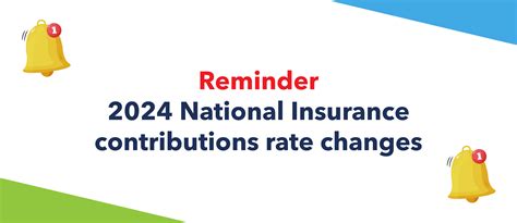 Reminder - 2024 National Insurance contributions rate changes
