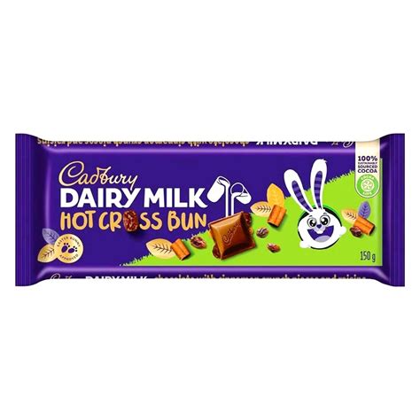 Cadbury Dairy Milk Hot Cross Bun 150G Best Before