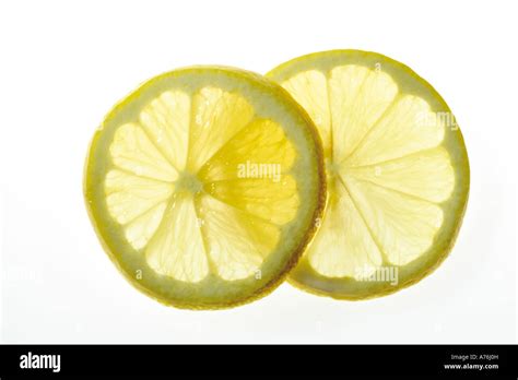 Lemon Slices Close Up Stock Photo Alamy