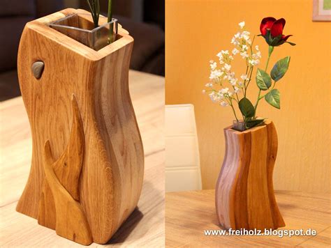 Meine Erste Vase Aus Restholz Zusammengestellt Vase Holz