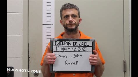 IRWIN JOHN RUSSELL 08 28 2023 Chilton County Mugshots Zone