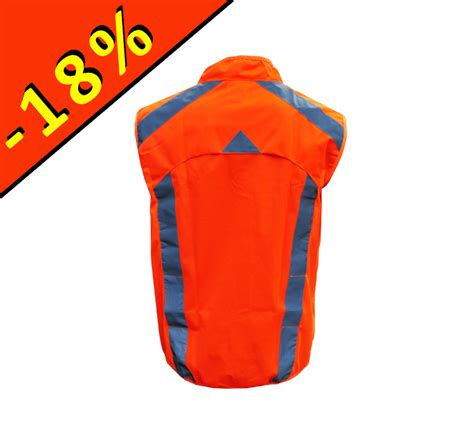 L S Visioplus Gilet Sport S Curit Haute Visibilit Orange Fluo Running