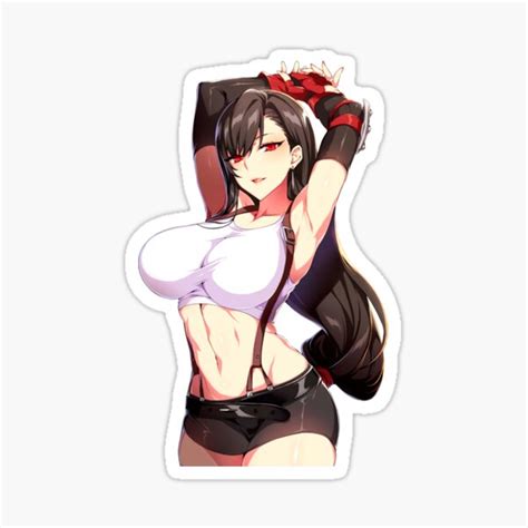 Sexy Tifa Lockhart Boobs Tits Boosty Thighs Final Fantasy Ffvii Horny Lewd Anime Hentai Girl