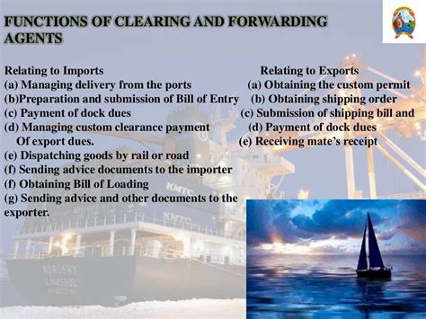 Clearing And Forwarding Agents Ppt