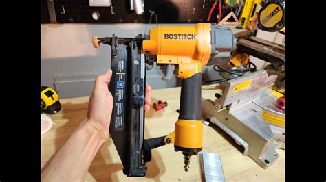 Bostitch 16 Gauge Finish Nail Gun Tool Basics Sb 1664fn Youtube