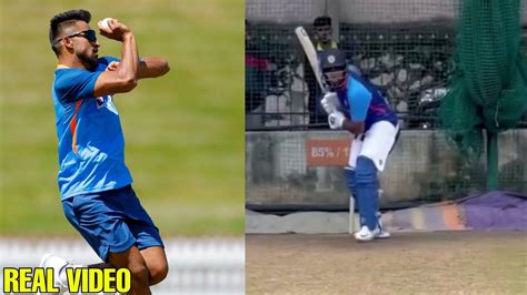 Sanju Samson And Umran Malik Practicing Hard To Get A Chance In 1st ODI