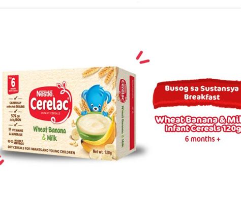 Nestlé Cerelac® Wheat Banana And Milk 120g Lazada Ph