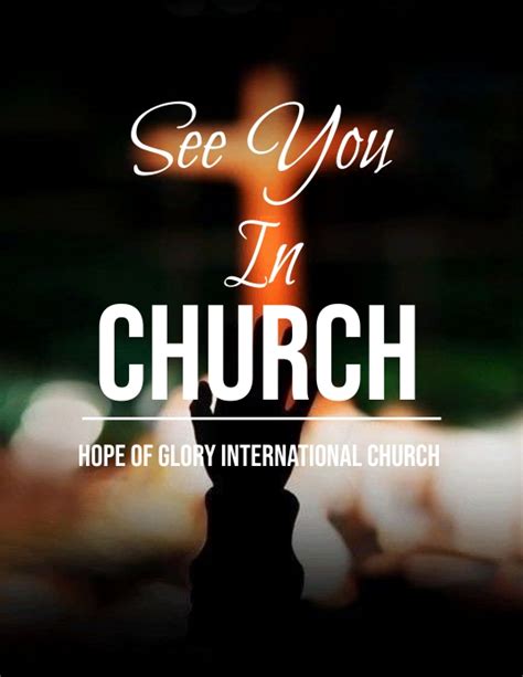 Copy Of See You In Church Postermywall