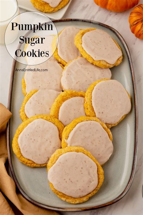 Pumpkin Sugar Cookies Recipe