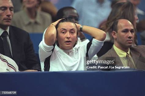 Sylvie Bourdon, Amelie Mauresmo's girlfriend. News Photo - Getty Images