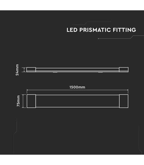 V Tac W Komplet Led Armatur Cm Rs Producentgaranti V