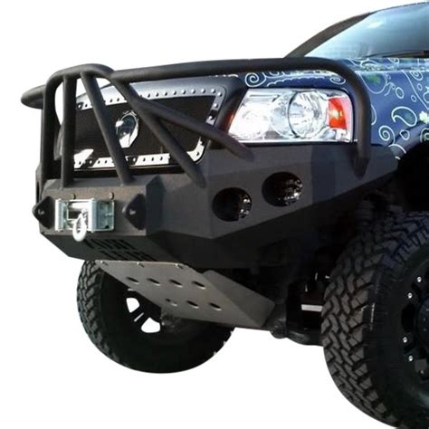 Iron Bull Bumpers® Ford F 150 2005 Full Width Black Front Winch Hd Bumper With Defender 8 Guard