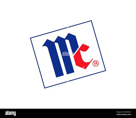 McCormick & Company, Rotated Logo, White Background Stock Photo - Alamy