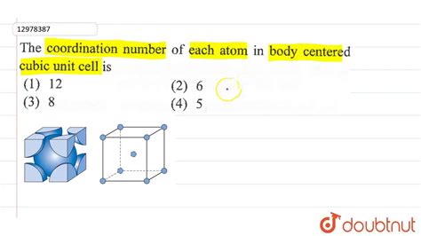 Coordination Number of Face Centered Cubic - Janiyarilrantana