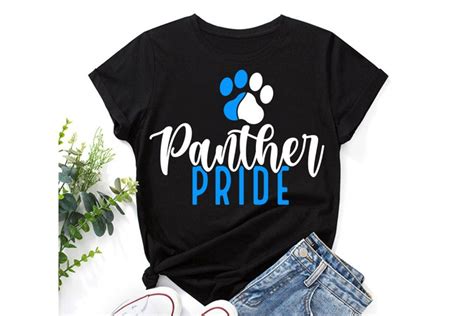 Panther Pride Panther Paw Panther Love Panther Mascot SVG