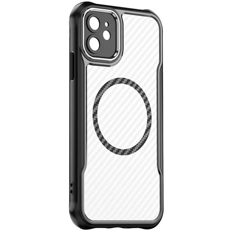 Etui do Iphone 11 Magsafe carbon ze szkłem