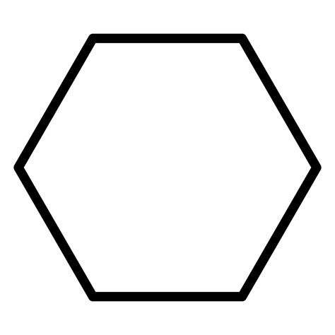 Hexagonal symbol. Hexagonal shape. Vector. 26530438 Vector Art at Vecteezy