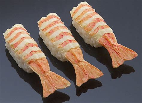 Fake Food Sushi Shrimp(pack of 3)