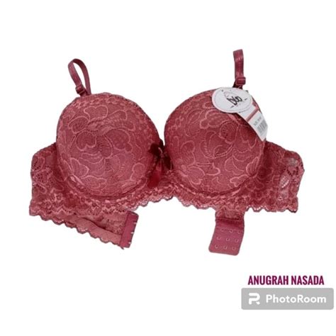 Jual Bra Bh Wanita Busa Tebal Brukat Pakai Kawat Bahan Halus Size