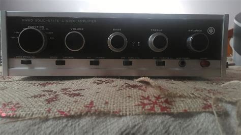 Nikko Trm 40 LA Integrated Amplifier In Very Good Condition Reverb