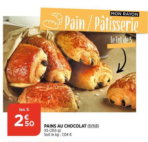 Promo Pains Au Chocolat Chez Bi Icatalogue Fr