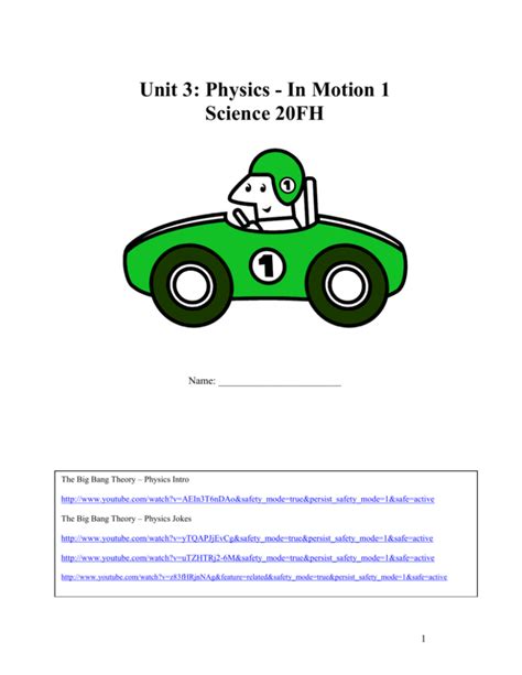 Physics Concept Map