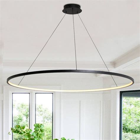 Stockham Light Unique Geometric Chandelier Round Circle Led Kitchen