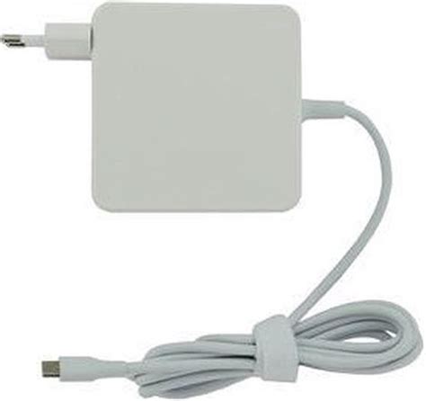 Yanec Laptop USB C Wandlader 45W Geschikt Voor Alle Merken Wit Bol