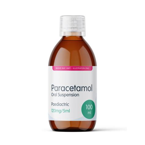 Paracetamol Oral Suspension 120mg5ml 100ml Pillsorted