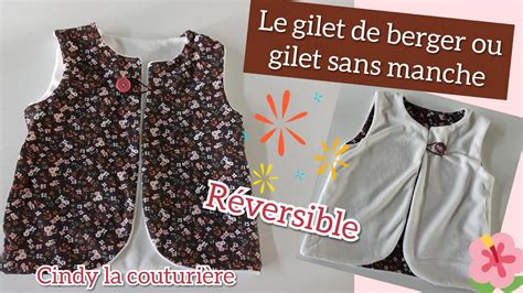 Tuto Couture Facile Le Gilet Sans Manche Ou Gilet De Berger Cindy