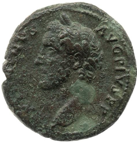 As Antoninus Pius TR POT COS III S C Janus Imperio Romano 27 A