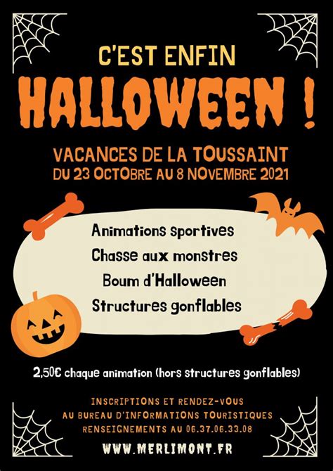 Halloween Merlimont Affichea Ville De Merlimont