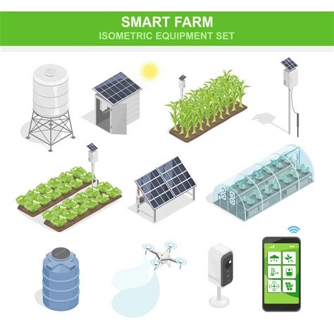 Smart Farm Iot Set Solar Cell Water Pump And Drone Farming System