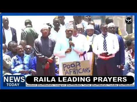 RUTO UNATUUWA NA NJAA ISLAMS NOW JOINS RAILA ODINGA FOR SABA SABA