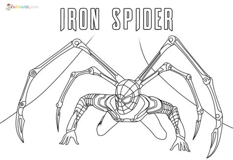 Coloriage Iron Spider à imprimer