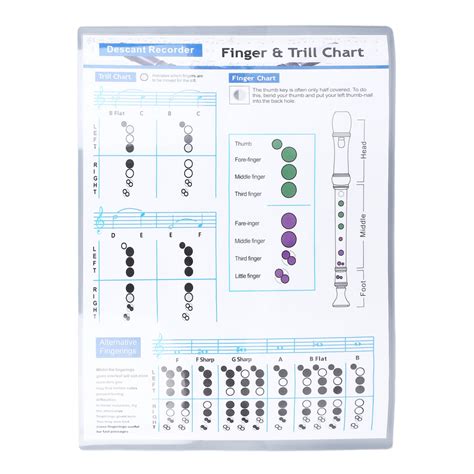 Flute Fingering Chart Holes Clarinet Chord Chart Chord Spectrum