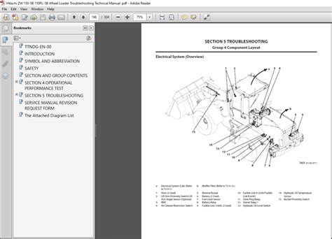 Hitachi Zw B Pl B Wheel Loader Troubleshooting Technical