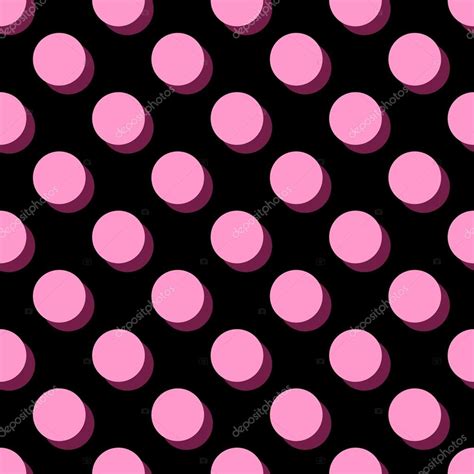 Pink And Black Polka Dot Backgrounds