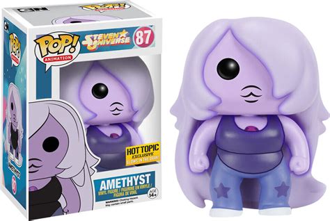 Funko Pop Vinyl Steven Universe Amethyst Purple Glow Hot Topic HT Exclusive 87