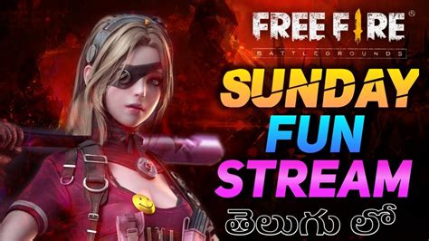 Garena Free Fire Free Fire Live Free Fire Telugu Munna Bhai Live