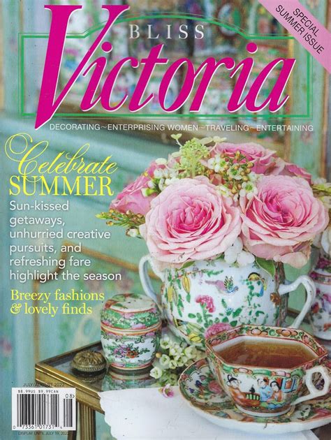 Victoria Bliss Magazine Celebrate Summer July August 2022 Etsy